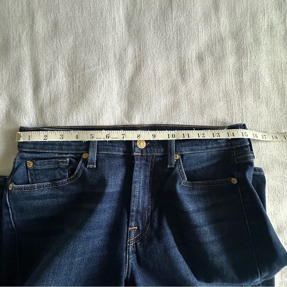7 For All Mankind Jeans Womens 29 Blue Ankle Gwenevere Skinny Stretch Denim - Picture 5 of 9